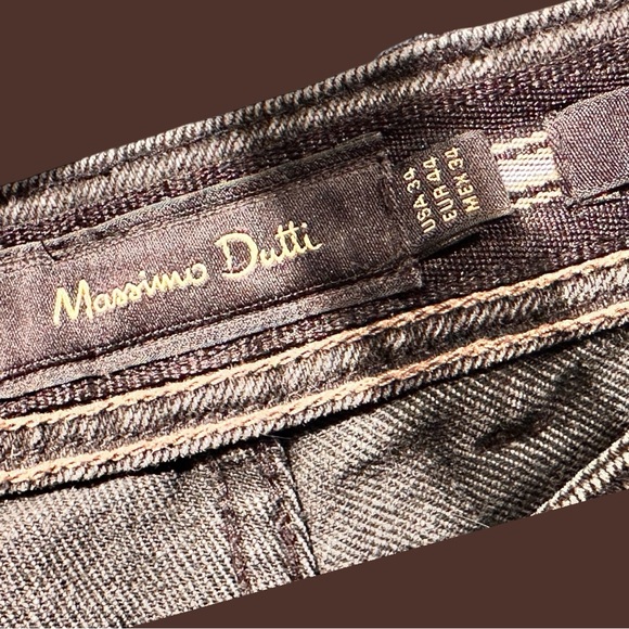 Men’s Massimo Dutti Charcoal Grey 5-Pocket Slimfit Jeans (Sz. 34/30) (VGUC) - Picture 2 of 9